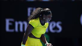 Serena Williams shrugs off knee injury to beat Camila Giorgi