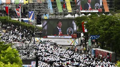 New president’s speech suggests more hardline Taiwan approach to China 