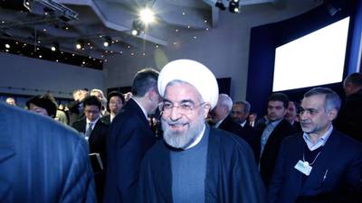 Iran relations with US can be rebuilt, Rouhani tells Davos