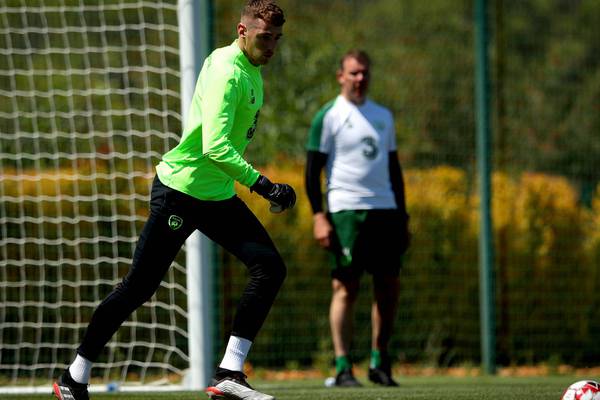 Mark Travers departs Ireland squad with injury