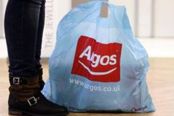 Irish arm of Argos back in black after booking €153m charge last year