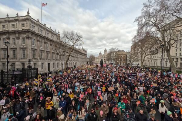 Walkout Wednesday: Britain’s striking teachers aim to give the government a lesson  