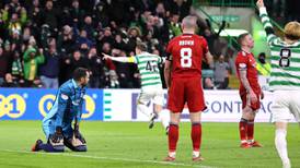 Celtic edge past Aberdeen to stay four points behind Rangers