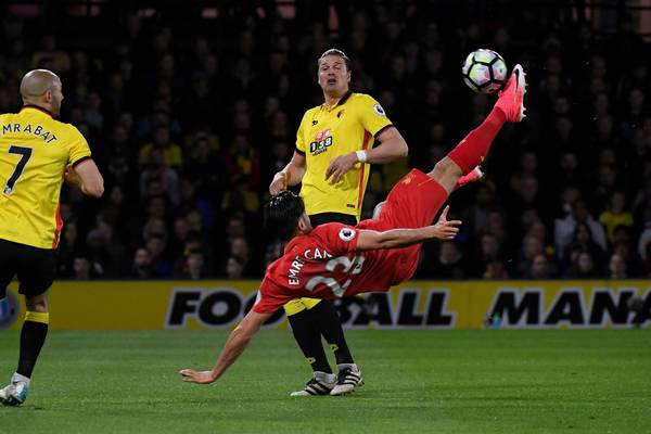 Emre Can’s stunning goal earns Liverpool  hard-fought win