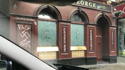 Man acquitted over homophobic graffiti on Dublin gay bar
