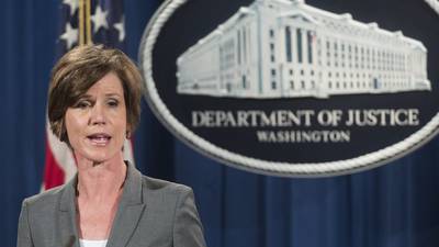 Donald Trump fires acting attorney general for defying travel ban