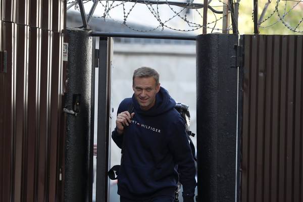 Kremlin warned by opposition leader as he gets out of jail