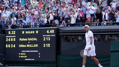 Wimbledon: Gilles Muller knocks out Rafael Nadal after epic