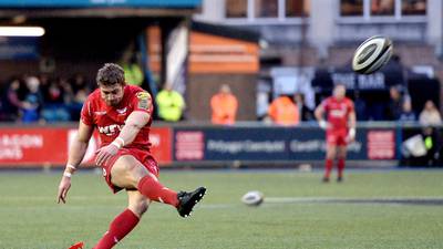 Scarlets’ chances against Bath dented after loss of Halfpenny and McNicholl