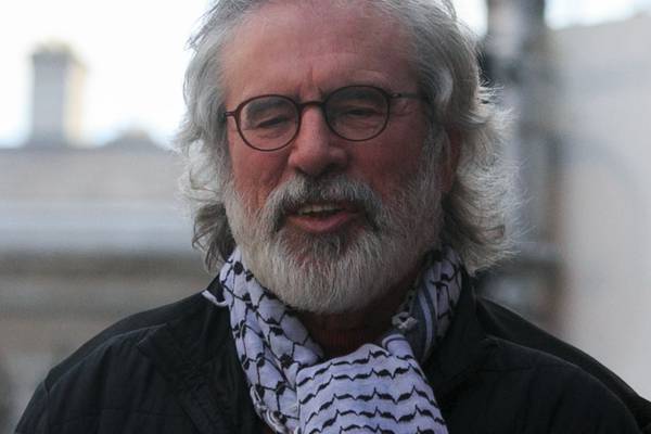 Miriam Lord: A very strange situation, including Gerry Adams, his PLO scarf and Bee-Gees hair