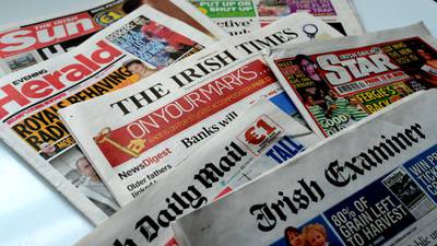 Newspaper sales down by more than 7% in second half of 2014