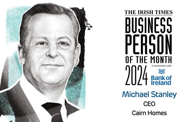 The Irish Times Business Person of the Month: Michael Stanley, Cairn Homes