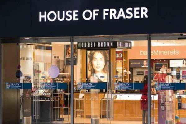 House of Fraser won’t accept gift cards at Dundrum store