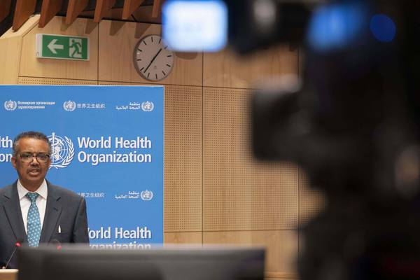 Coronavirus: Head of WHO vows to continue leading global pandemic effort