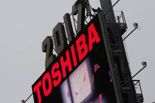 Toshiba writedown warning revives financial stability fears