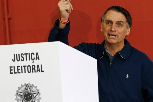 Exit polls point to Bolsonaro win in Brazilian presidential race