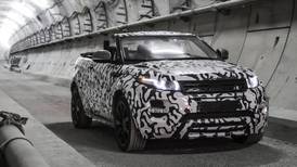 Range Rover Evoque going underground for topless launch