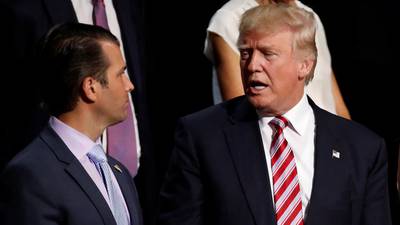 Trump campaign paid Trump jnr lawyer $50,000 before emails released