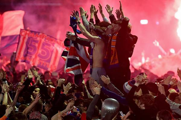 Nicola Sturgeon condemns ‘disgraceful’ scenes as Rangers fans celebrate