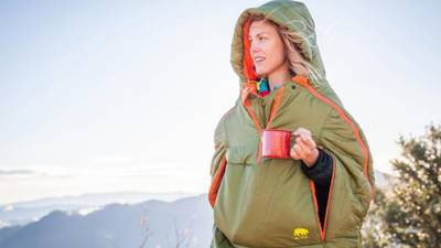 Wearable sleeping-bag: Not sexy, but very cosy