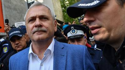 Romania's de facto leader Liviu Dragnea jailed over corruption