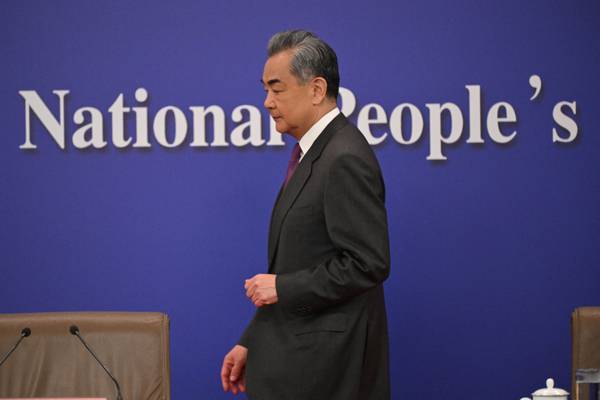 China’s foreign minister criticises Washington and EU while lauding Sino-Russia relations