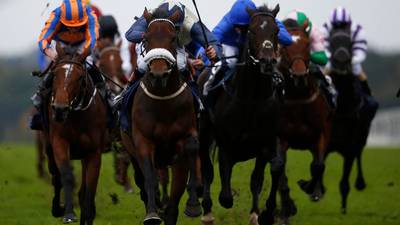 Dermot Weld’s Fascinating Rock takes Champion Stakes