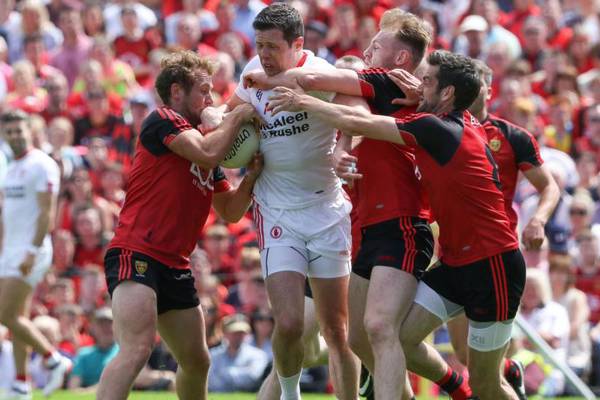 Tyrone squeeze the life out of Down to retain Ulster SFC