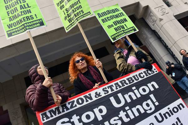 Amazon workers vote to form first US union in New York in historic win