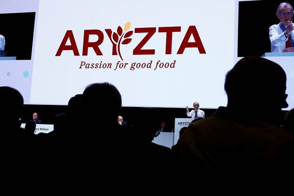 Revenues fall by 5.2% at Swiss-Irish food group Aryzta