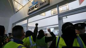 Threats to target bankers’ homes ‘appalling’, bank staff union says