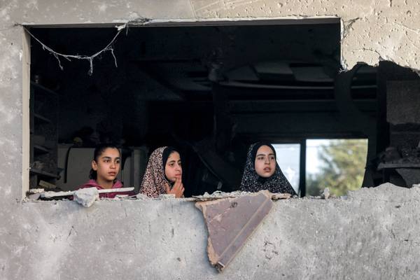Israel-Hamas war: Palestinians forced to flee homes as Israel bombards northern Gaza