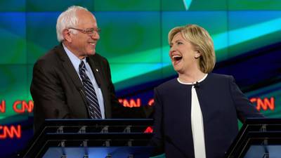 Clinton bolsters frontrunner status in Democratic race