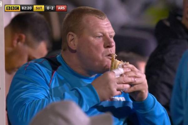 Sutton’s Wayne Shaw resigns over pie-eating  controversy