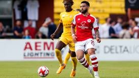 St Pat’s beaten by Dudelange but late goal gives hope for second leg