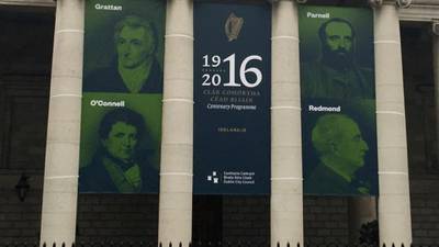 Dublin City Council defends College Green 1916 banner