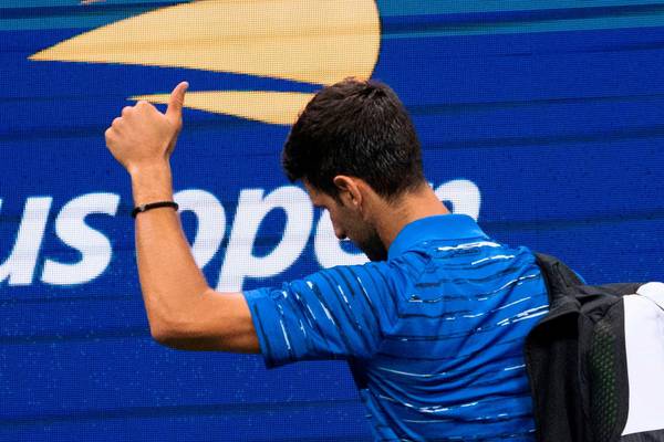 Novak Djokovic exits US Open to boos after shoulder injury