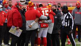 Chiefs survive loss of Mahomes as Brady wins battle of the veterans
