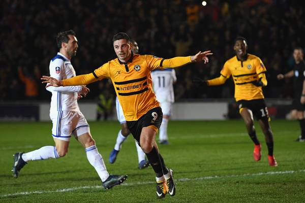 Pádraig Amond and Newport hoping to raise spirits with latest FA Cup scalp
