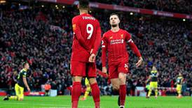 Liverpool march on as four goal win opens up 22 point gap