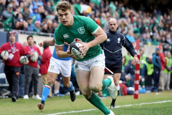 Garry Ringrose ready to step it up to the next level against Pumas
