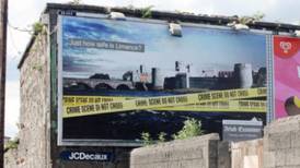 Limerick protests  at newspaper advert which depicts city as a crime scene