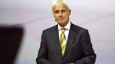 VW set to replace Matthias Müller as chief executive