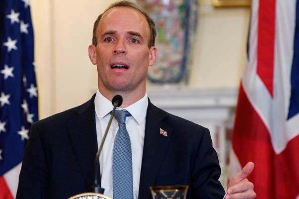 Dominic Raab’s bodyguard suspended after reportedly leaving loaded gun on plane