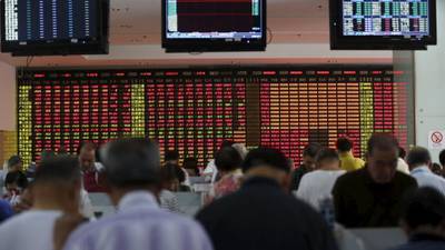 China stocks tumble despite positive economic data