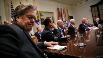 Steve Bannon ‘lost his mind’ with Russia treason claim, says Trump