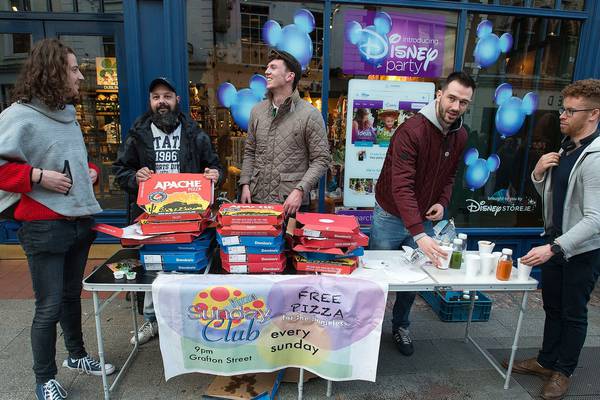 Pizza club for Dublin’s homeless appeals for volunteers
