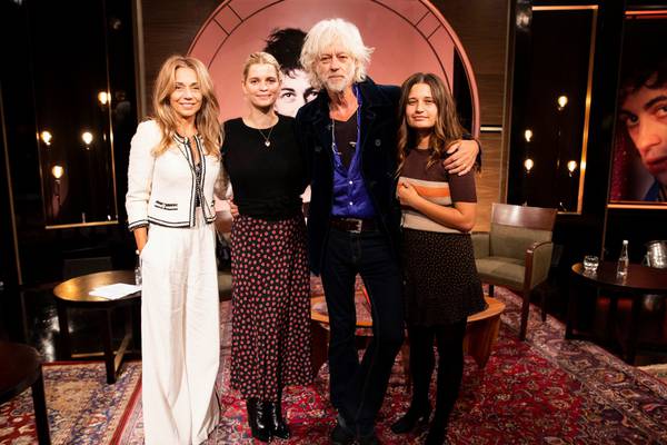 ‘Is this some This Is Your Life s***e?’ Bob Geldof looks uncomfortable on his Late Late hagiography