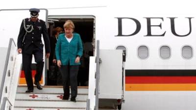 Bodybuilder in underpants breaks into  Merkel’s plane