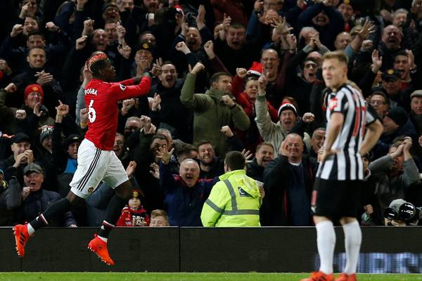 Paul Pogba returns to inspire Man United to Newcastle win